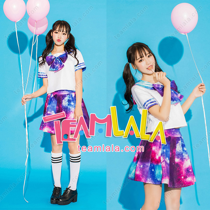 漸変色夜空シリーズセーラー学生服 