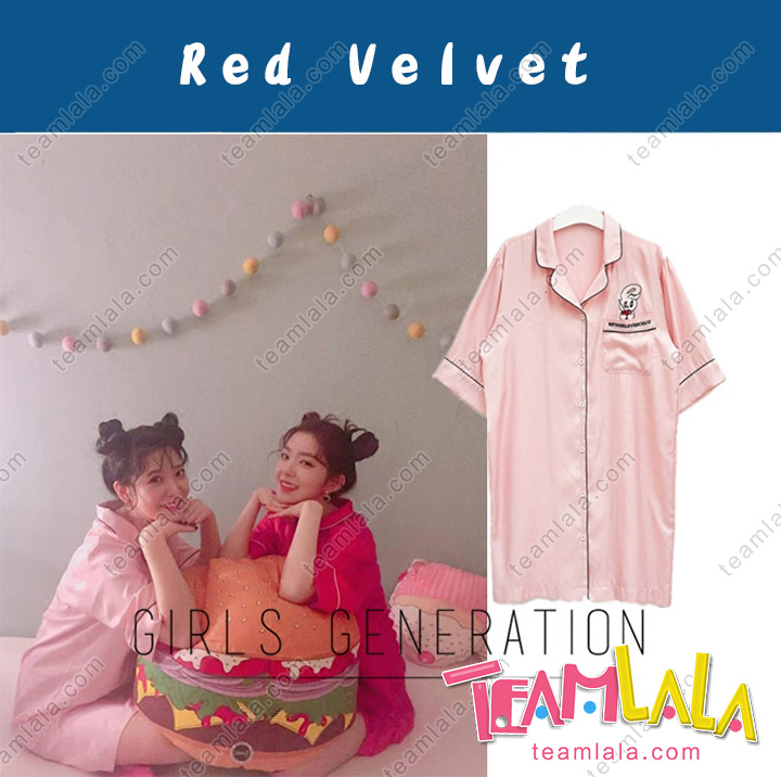Red Velvetイェリピンクパジャマ制服